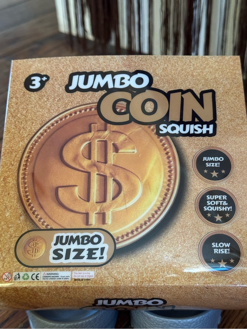 ❤️ Gold Jumbo Size Squishy Toy